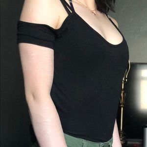 Cut out shoulder top